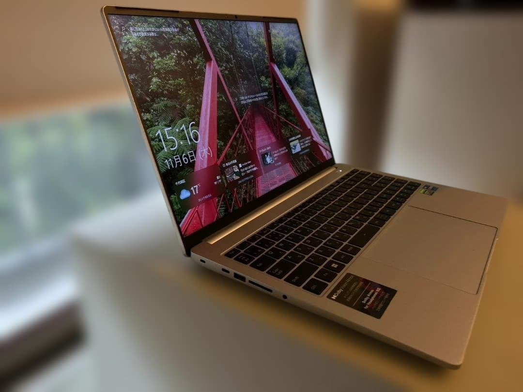 16インチ軽量高性能　Mouse DAIV 6P-RT メ32GB SSD1TB