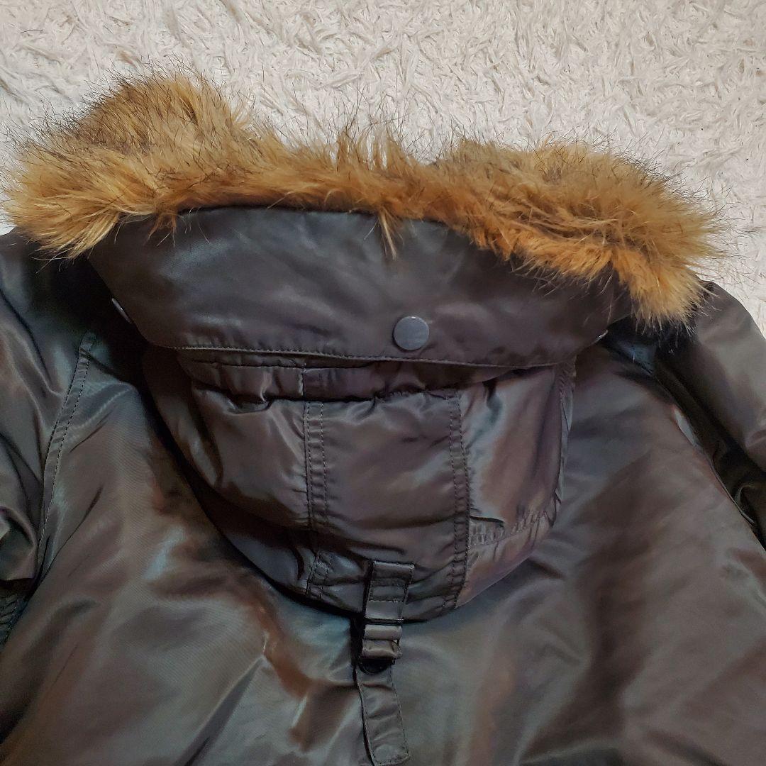 極美品アルファインダストリーズ　N-3BフライトジャケットL ミリタリー