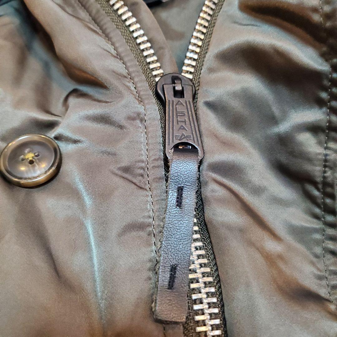 極美品アルファインダストリーズ　N-3BフライトジャケットL ミリタリー