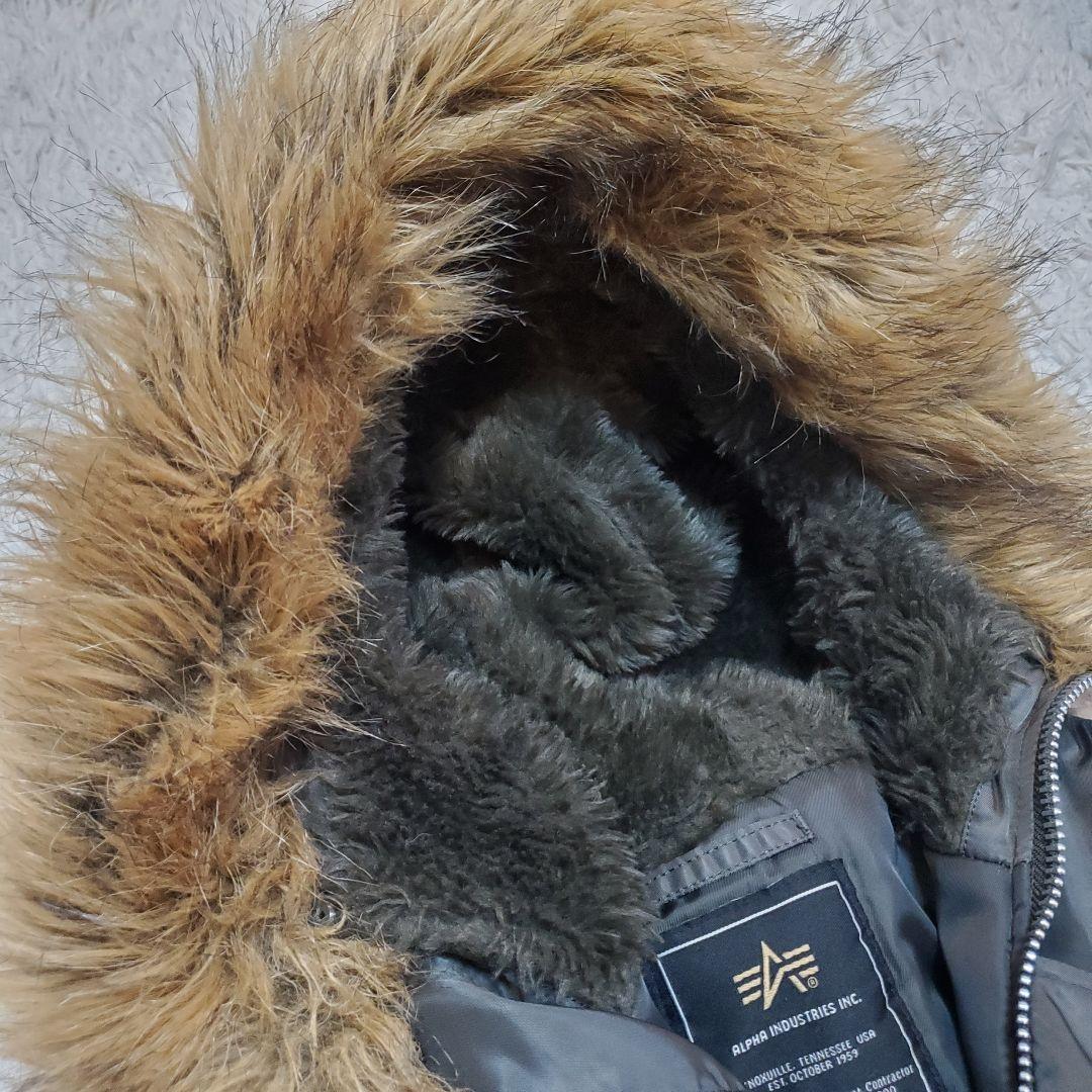 極美品アルファインダストリーズ　N-3BフライトジャケットL ミリタリー