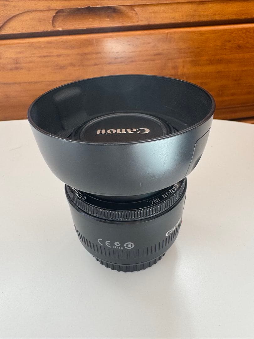 レンズ(単焦点) Canon EF 50mm f/1.8 II + ES-62