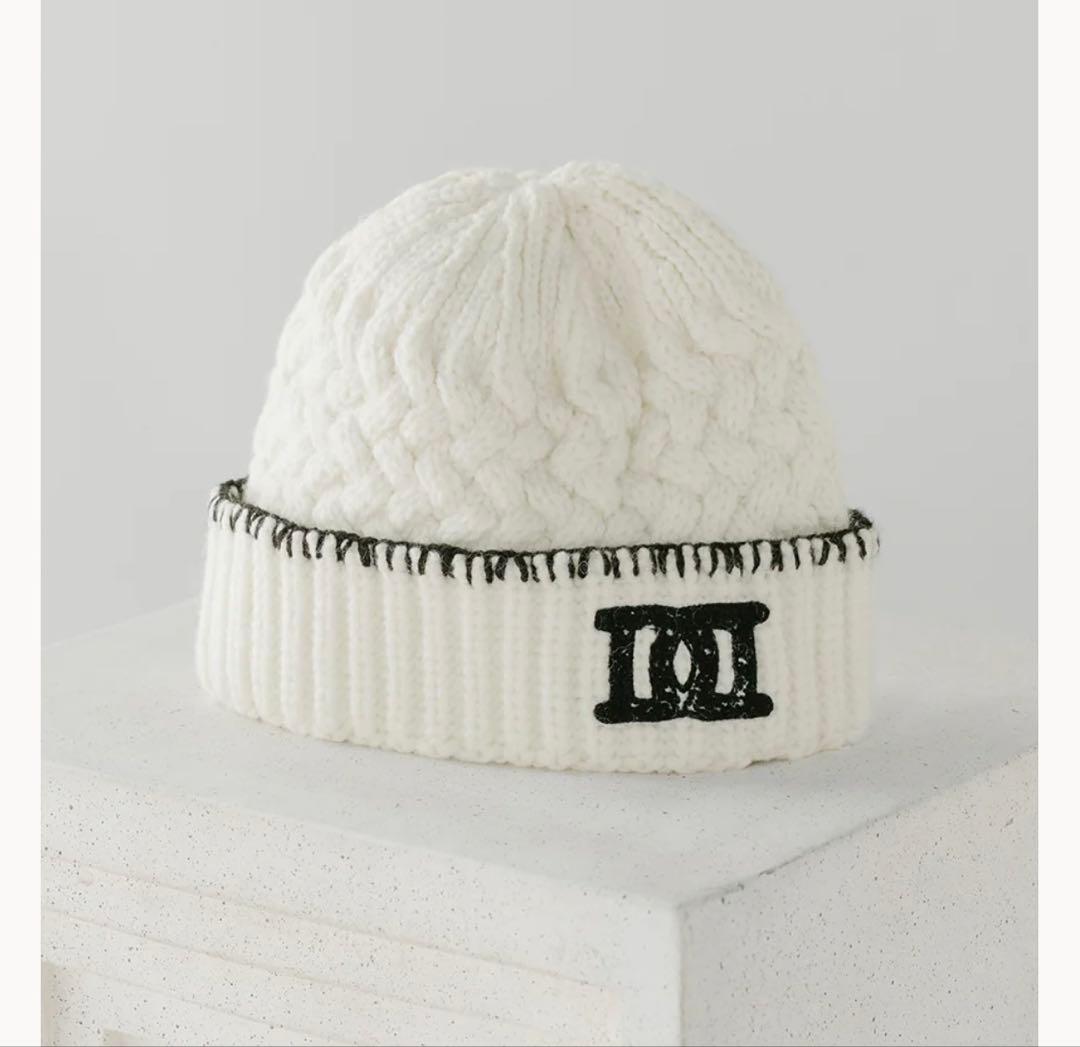Darich DDロゴバスケットニットビーニー WHT ホワイト