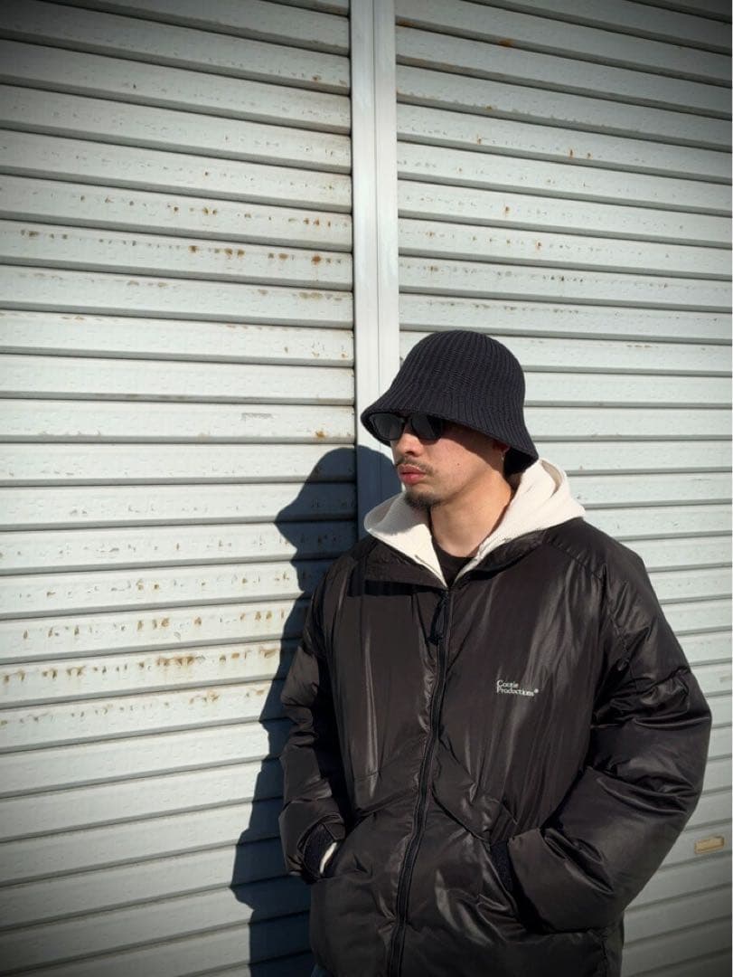 新品 COOTIE Crusher Hat ニットクラッシャーハット ブラック