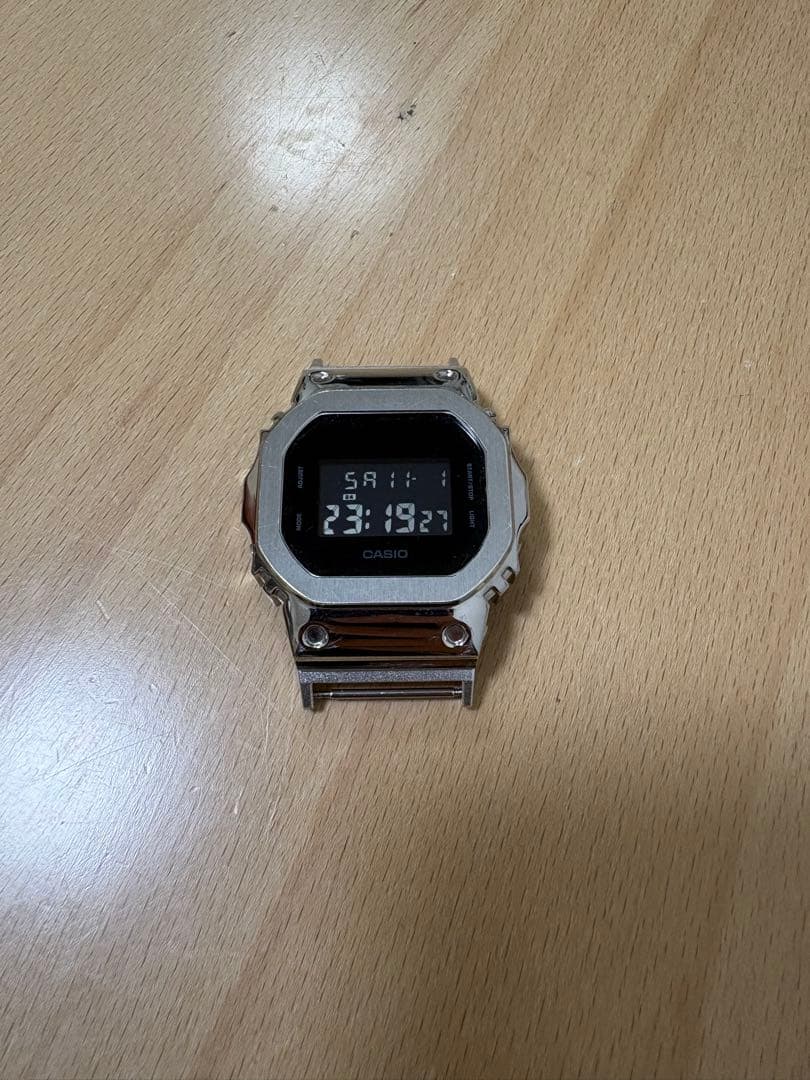 G-SHOCK メタルカスタム　アダプター付きレザーNATOベルトDW-5600