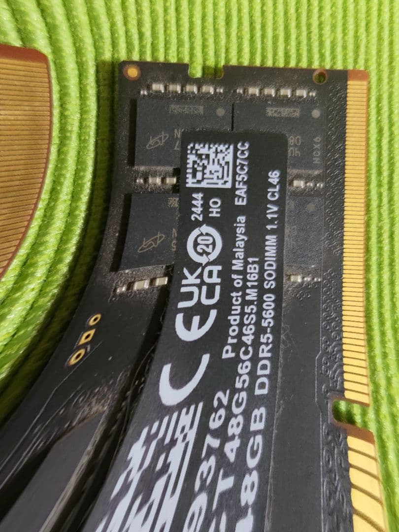 crucial DDR5 48GB メモリー 2枚セット 96GB