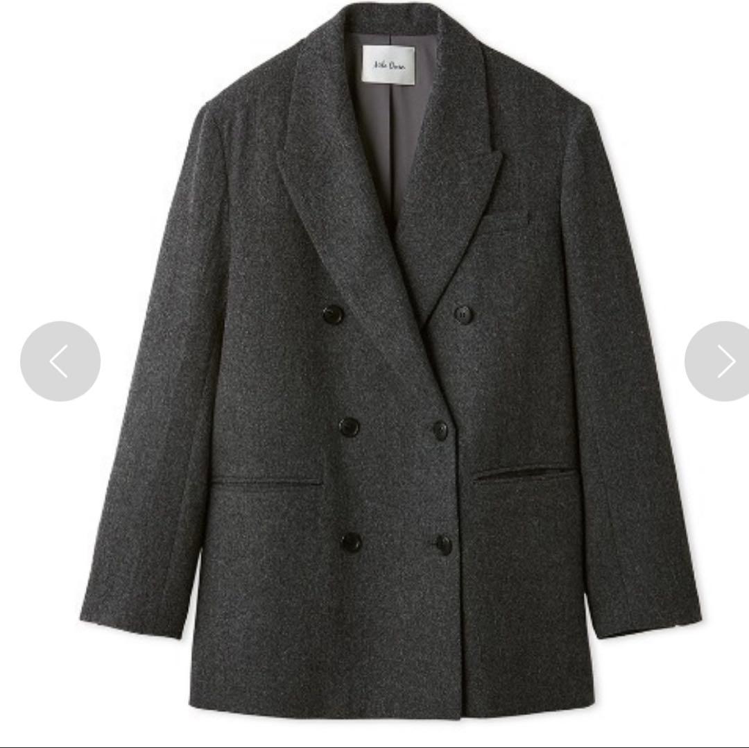 新品　Mila Owen ビッグショルダーダブルジャケット