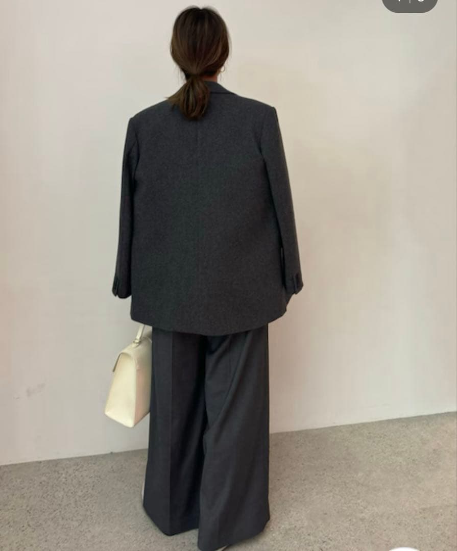 新品　Mila Owen ビッグショルダーダブルジャケット