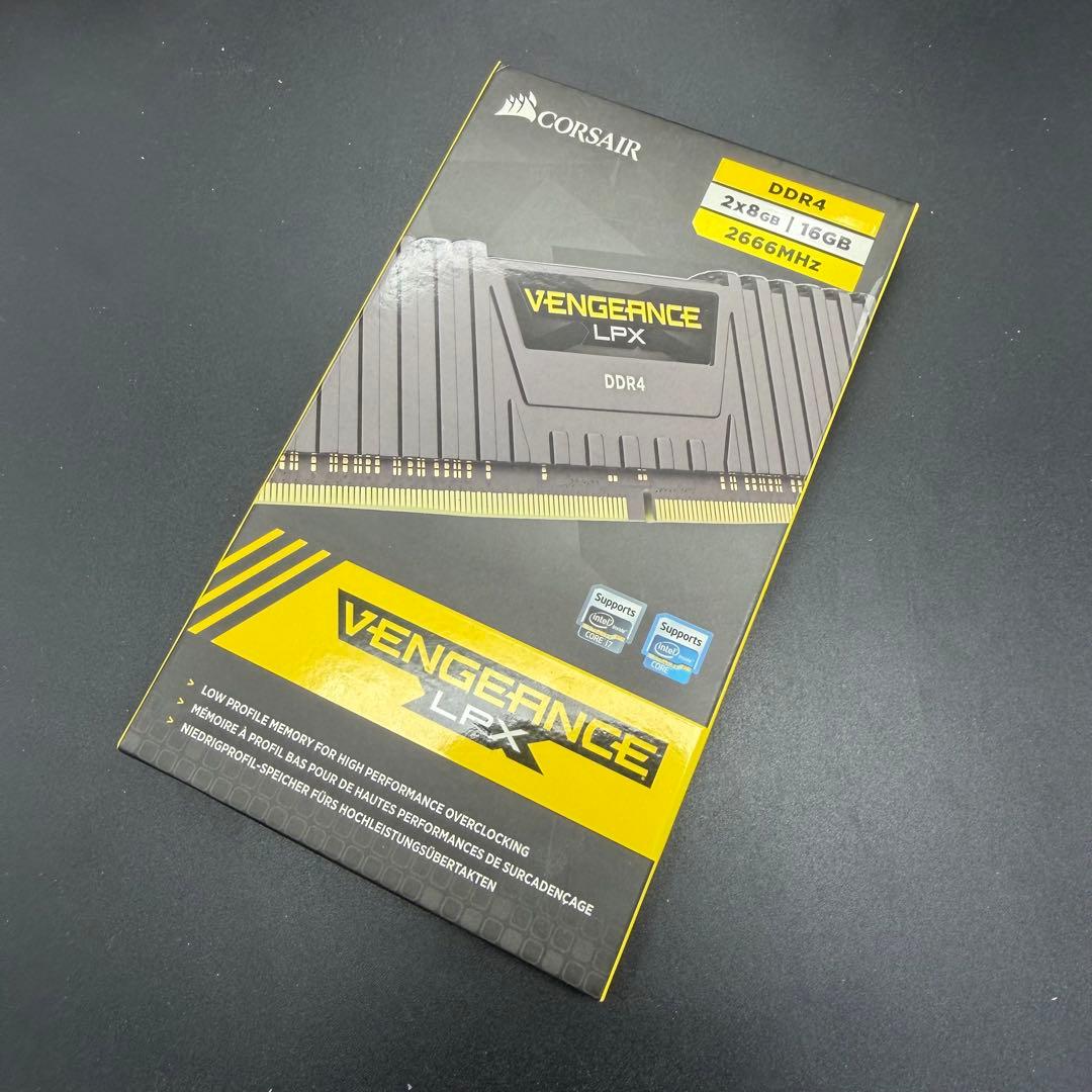 CORSAIR 増設メモリ DDR4 8G×2 16GB 2666mhz
