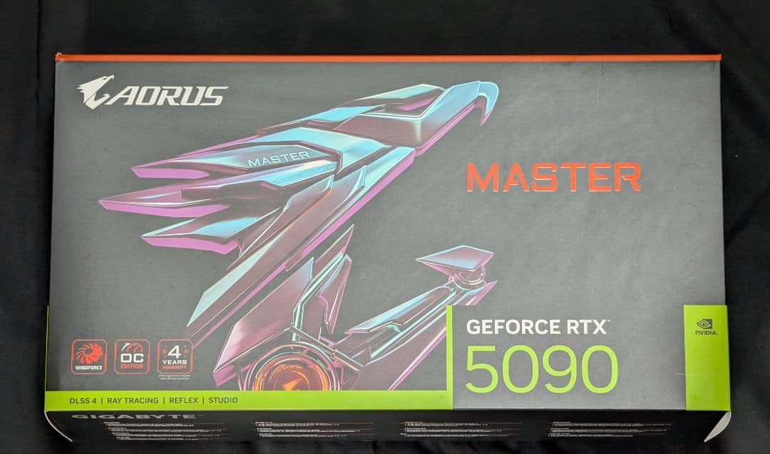 グラフィックボード・グラボ・ビデオカード AORUS MASTER GEFORCE RTX 5090