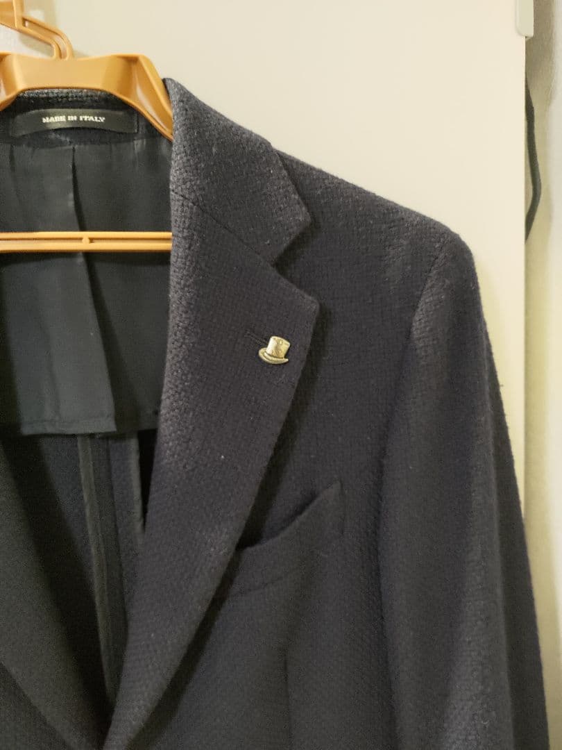 TAGLIATORE タリアトーレ　ネイビー テーラードジャケット　ラペルピン