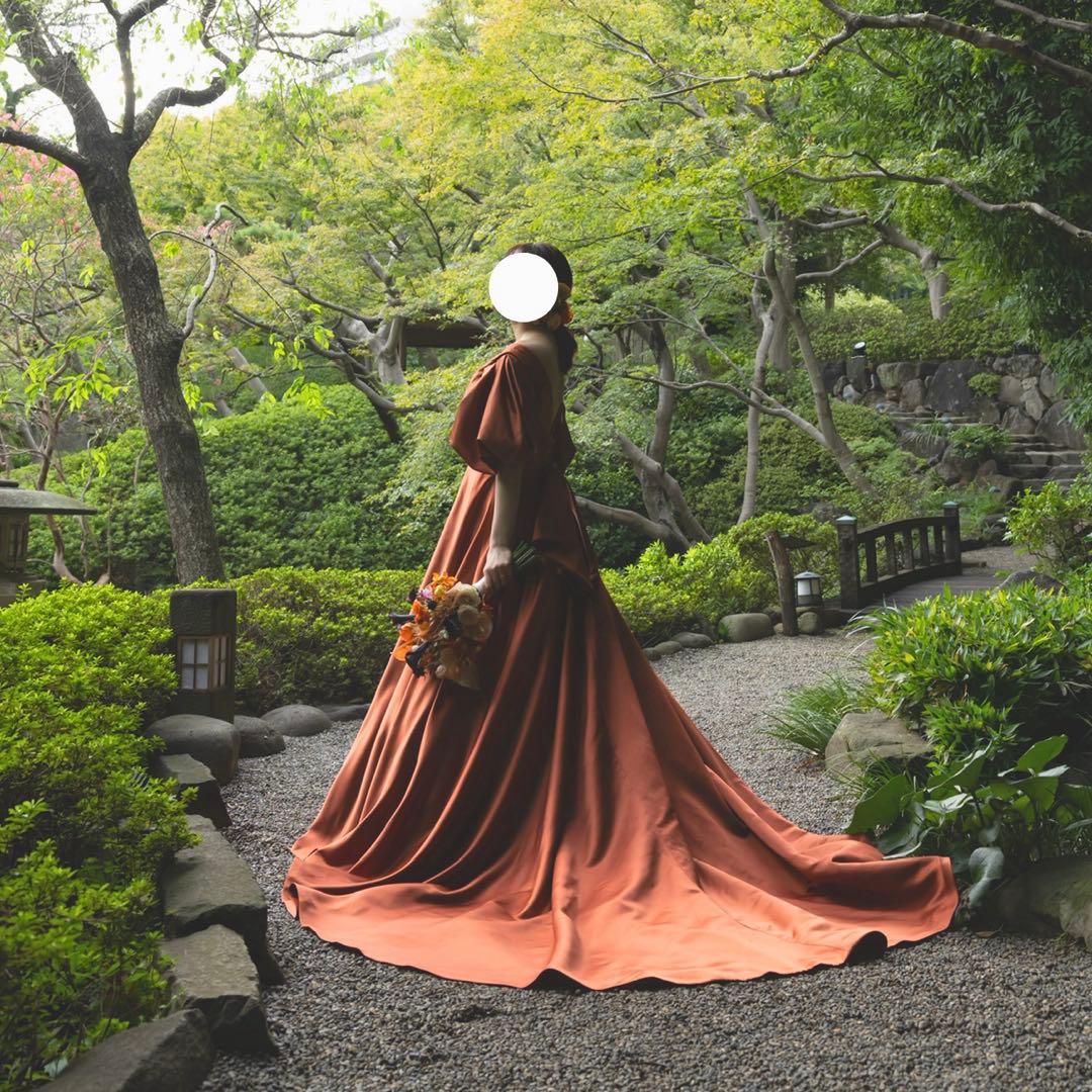 【美品】YNS Wedding カラードレス パニエ付き【値下げ交渉歓迎】