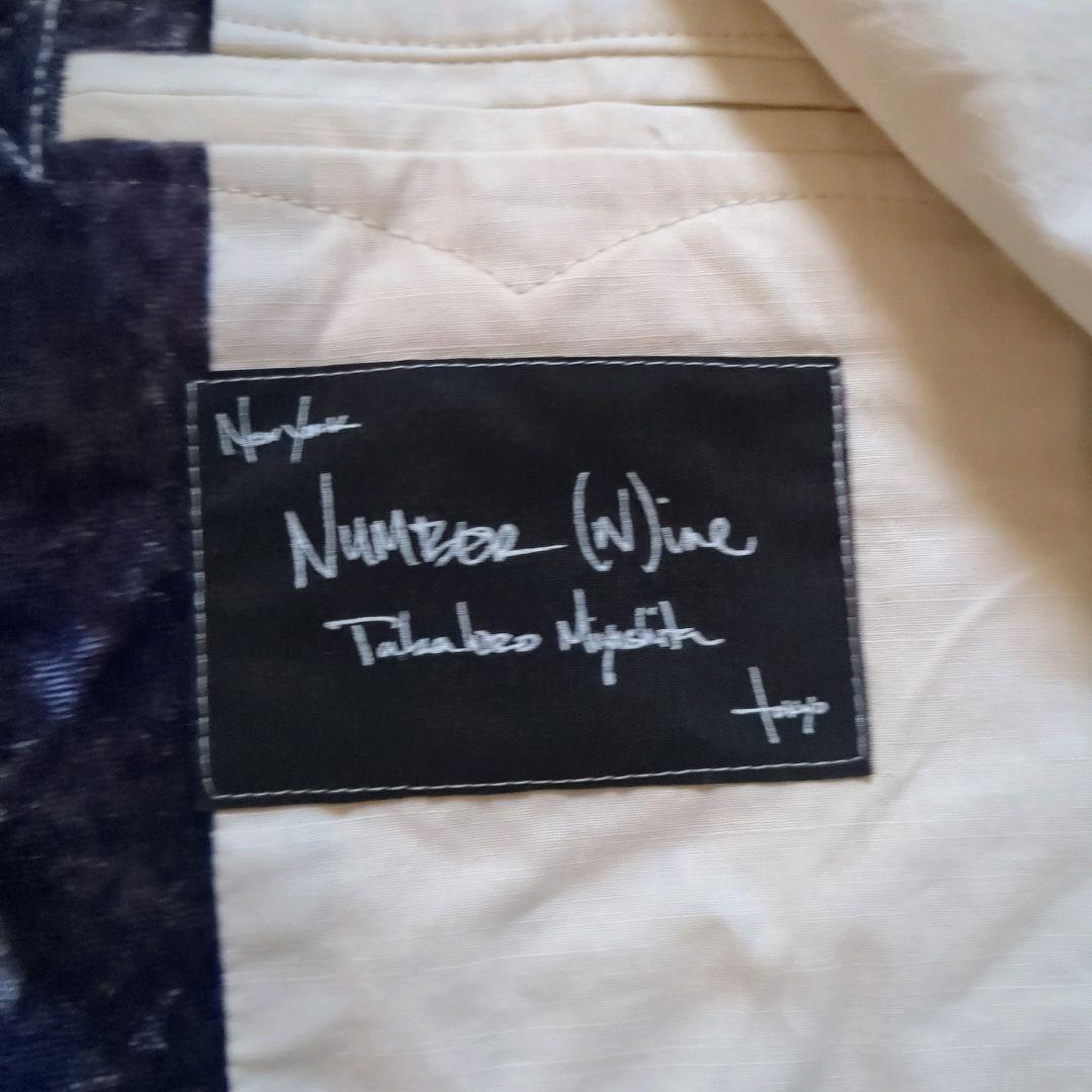 Number(N)ine ナンバーナイン 09'S ベルベットベスト ジレ 金釦