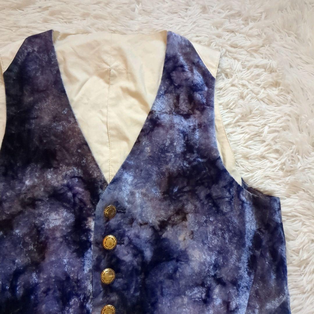 Number(N)ine ナンバーナイン 09'S ベルベットベスト ジレ 金釦