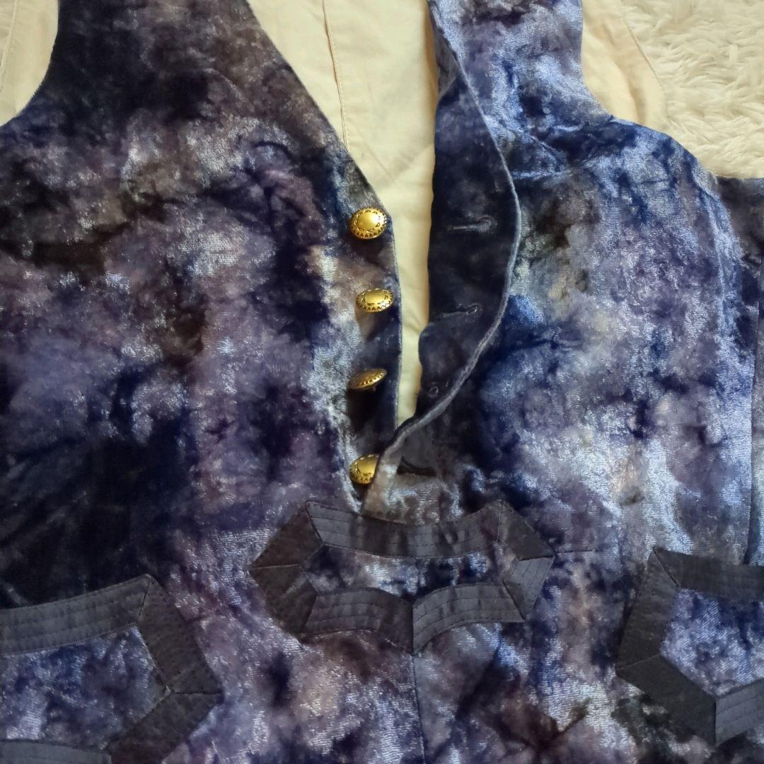 Number(N)ine ナンバーナイン 09'S ベルベットベスト ジレ 金釦