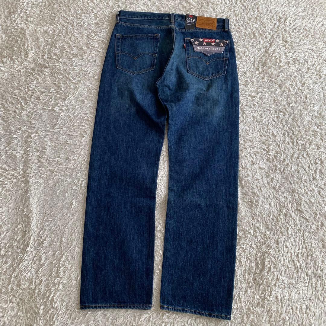 新品/60s復刻/W33 リーバイス 551Z USA製 USED加工 デニム