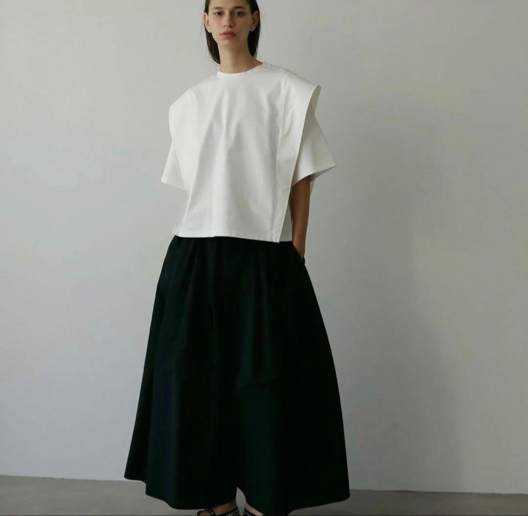 LOHEN ハイカウントグログランスカートパンツ