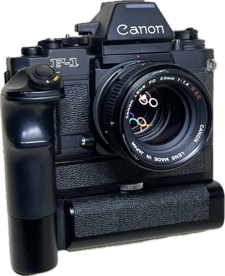 Canon new F-1 AE+モータードライブ+FD 50mm1:1.4
