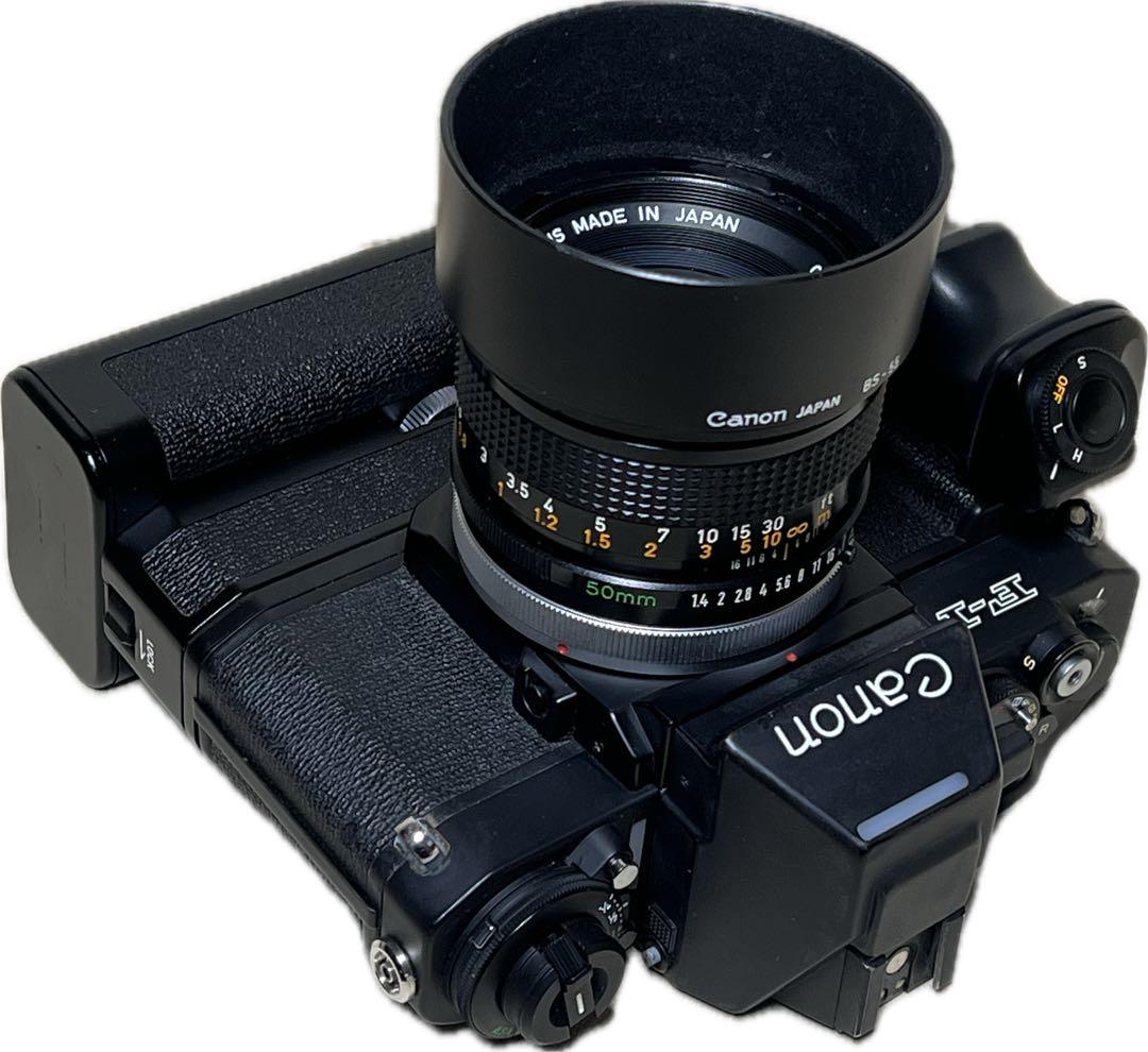 Canon new F-1 AE+モータードライブ+FD 50mm1:1.4