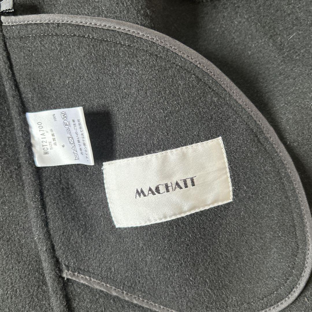 【美品】machatt リバーウールベスト ブラック　ジレ　ウール