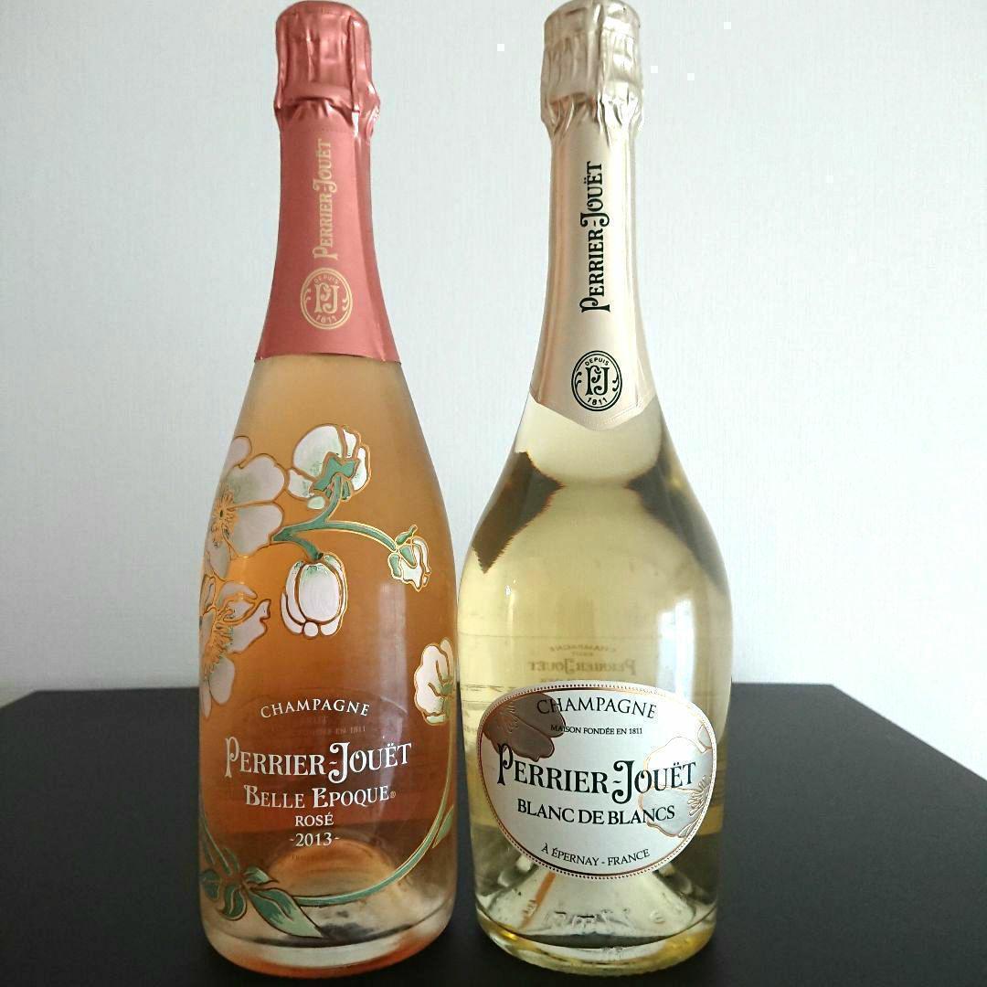 シャンパン PERRIER-JOUET ペリエジュエ ベルエポック ロゼ白セット