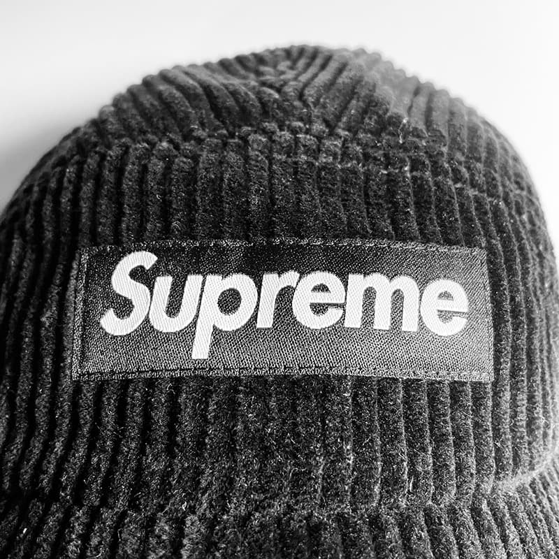Supreme 2 Tone Corduroy Camp Cap キャップ 黒