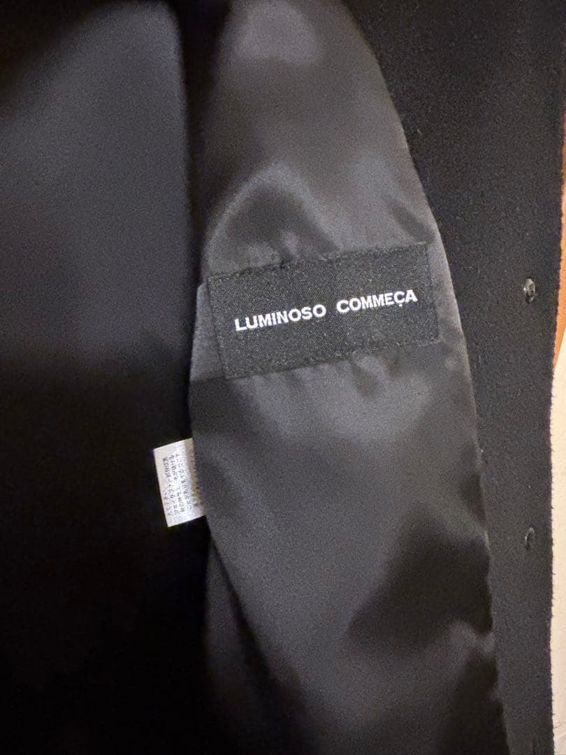 ルミノーゾコムサ　ウール 黒 ジャケット　コート7号