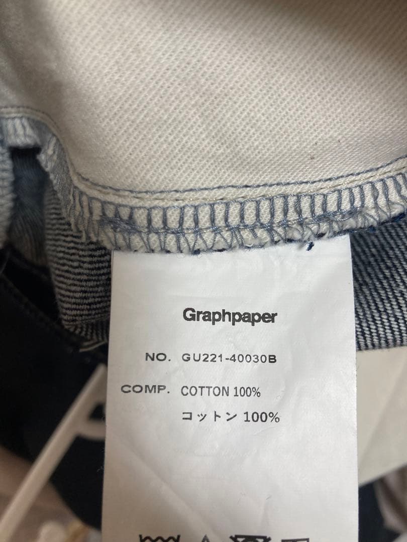 シ*ラ様 Graphpaper Selvage Denim Two Tuck P