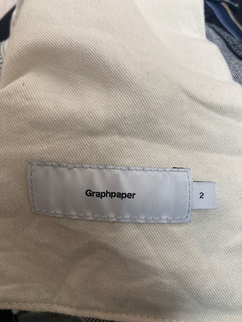 シ*ラ様 Graphpaper Selvage Denim Two Tuck P