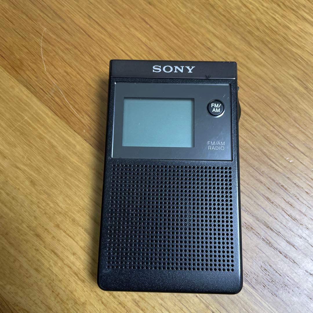 SONY ソニー ポケットラジオ SRF-R356 FM/AM ポータブルラジオ