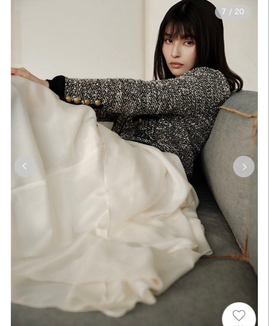 【美品】FRAY I.D ニットドッキングワンピース 黒 サイズ1 人気カラー