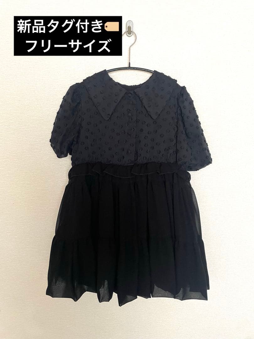 新品ロージーモンスター petit flower chiffon blouse