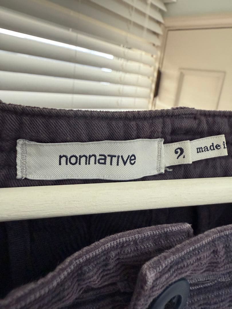 パンツ nonnative DWELLER CHINO TROUSERS NAVY