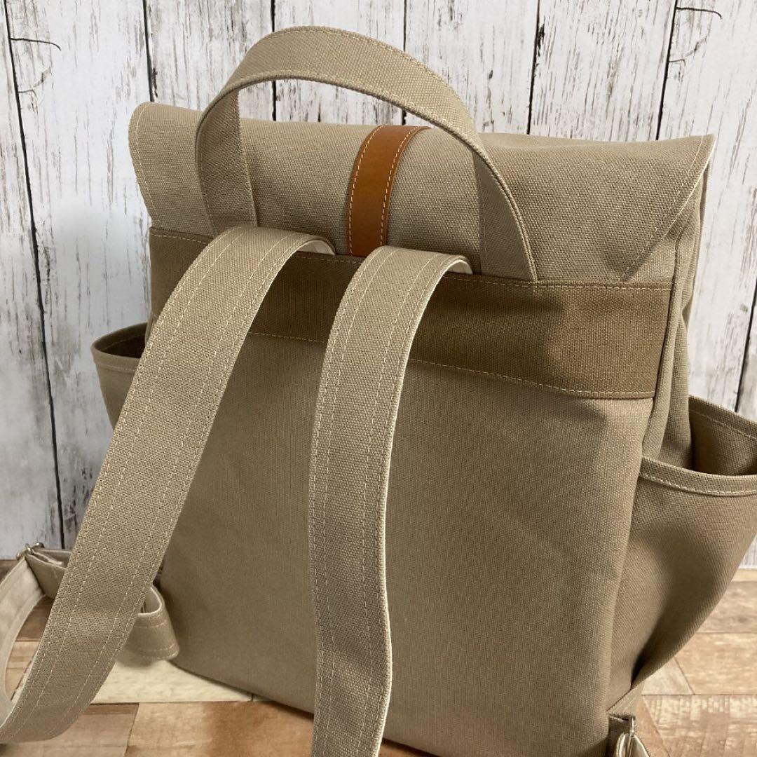倉敷帆布のハンドメイドリュック