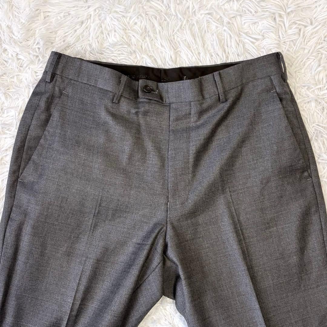 3ピース✨TAKEO KIKUCHI セットアップスーツ 総裏 グレー 3