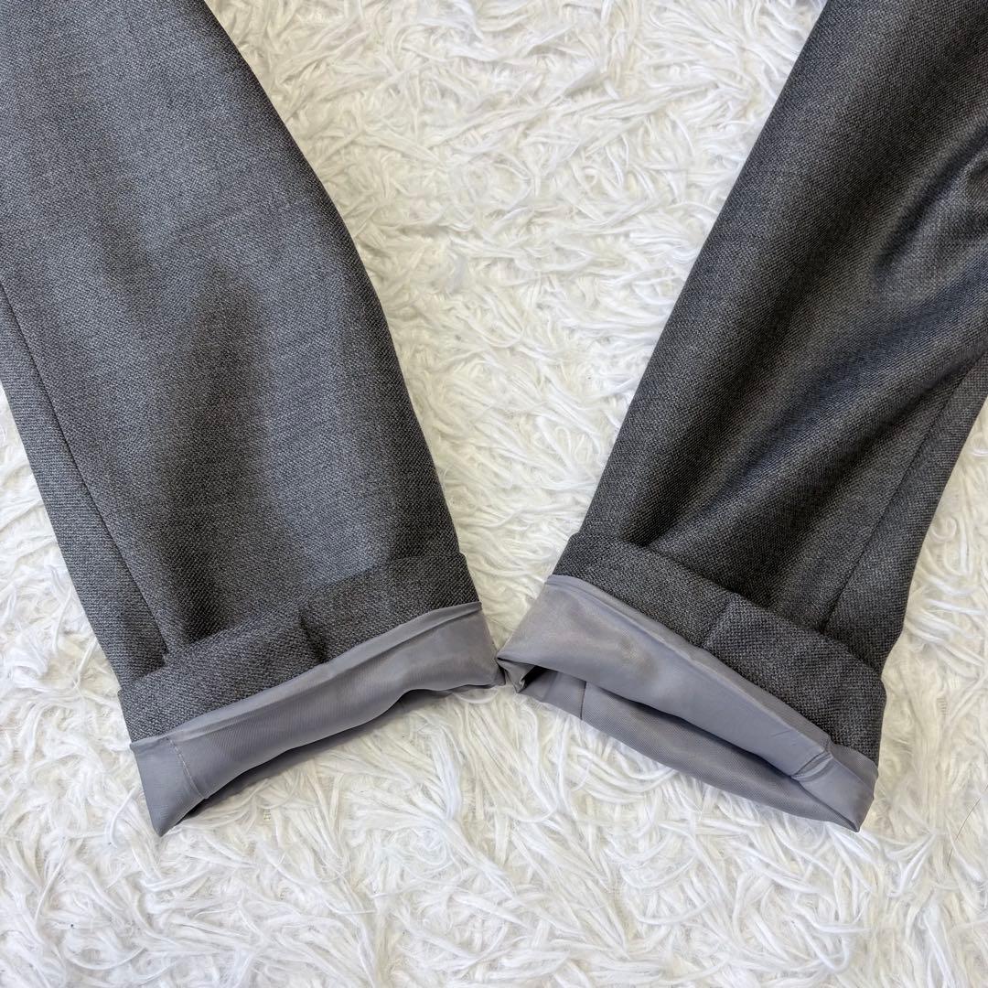 3ピース✨TAKEO KIKUCHI セットアップスーツ 総裏 グレー 3