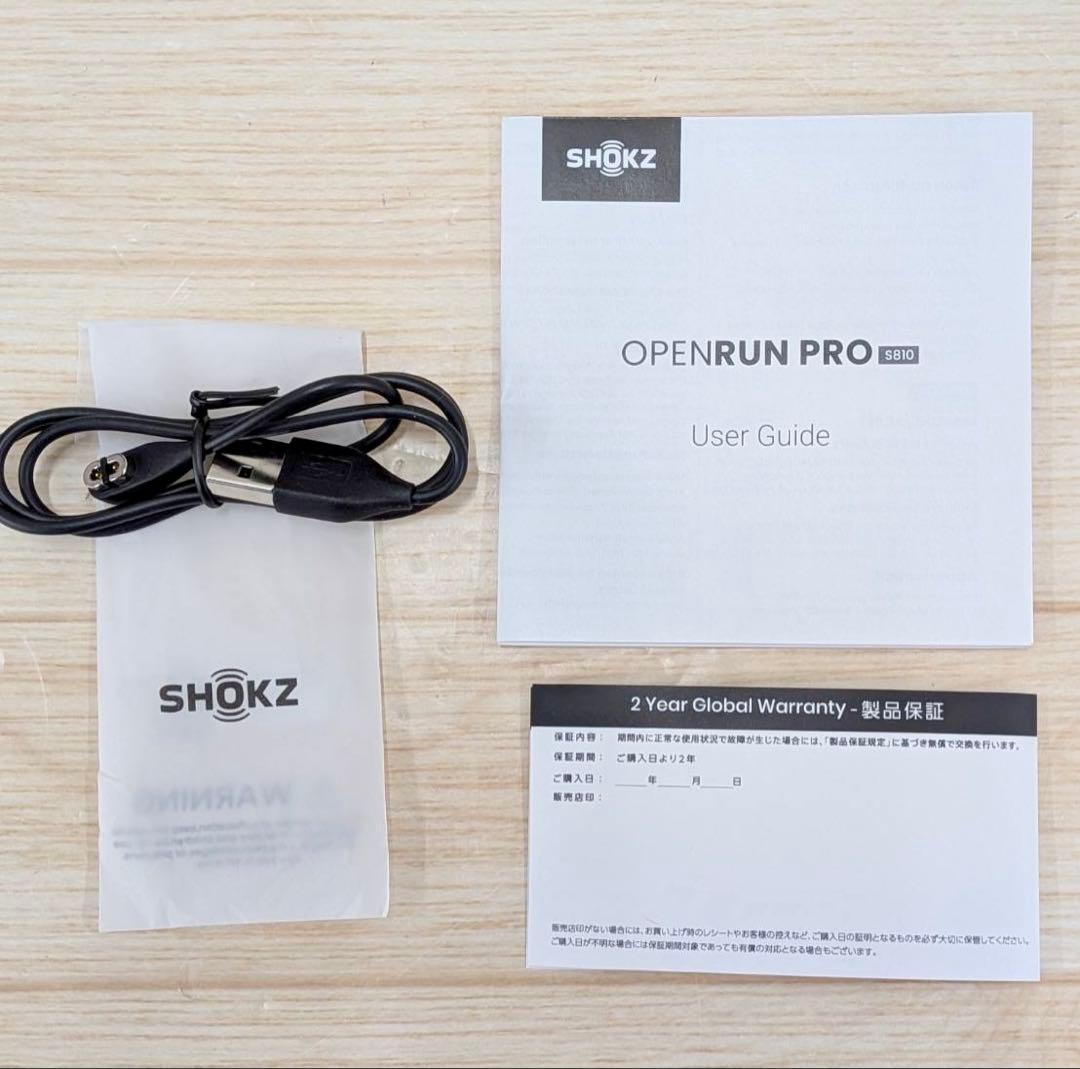 Shokz スポーツ骨伝導イヤホン OpenRun Pro