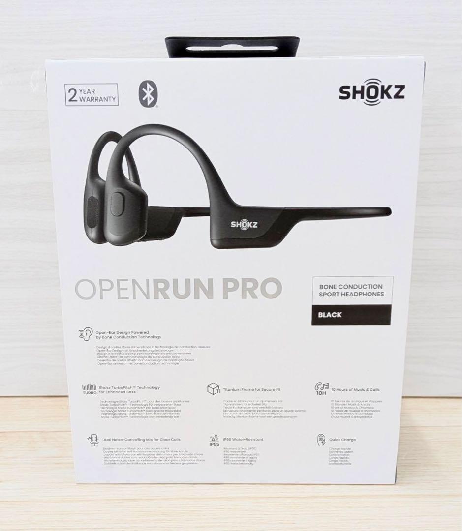 Shokz スポーツ骨伝導イヤホン OpenRun Pro