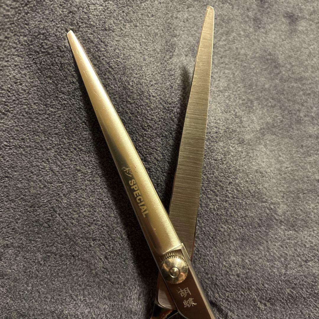東京理器 胡蝶 彩スペシャル ストレート シザー ハサミ 鋏 トリミング