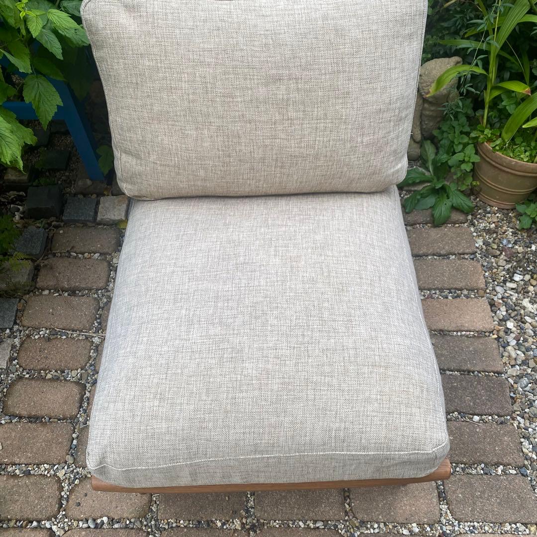 モモナチュラル　クラウドソファ　1p オットマンセット　購入条件付