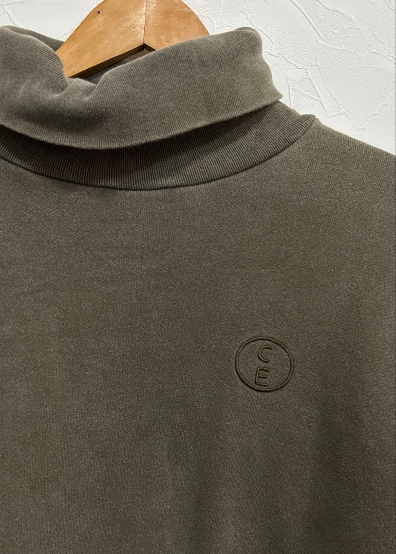 ら*ふ様 C.E OVERDYE DOUBLE FACE TURTLE NECK