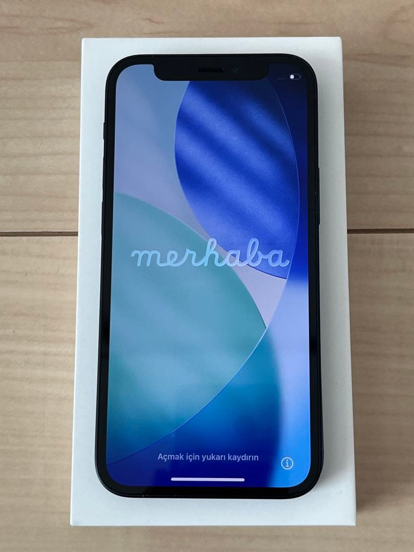 iPhone12mini 64GBブラック バッテリー84% ガラスフィルム付き