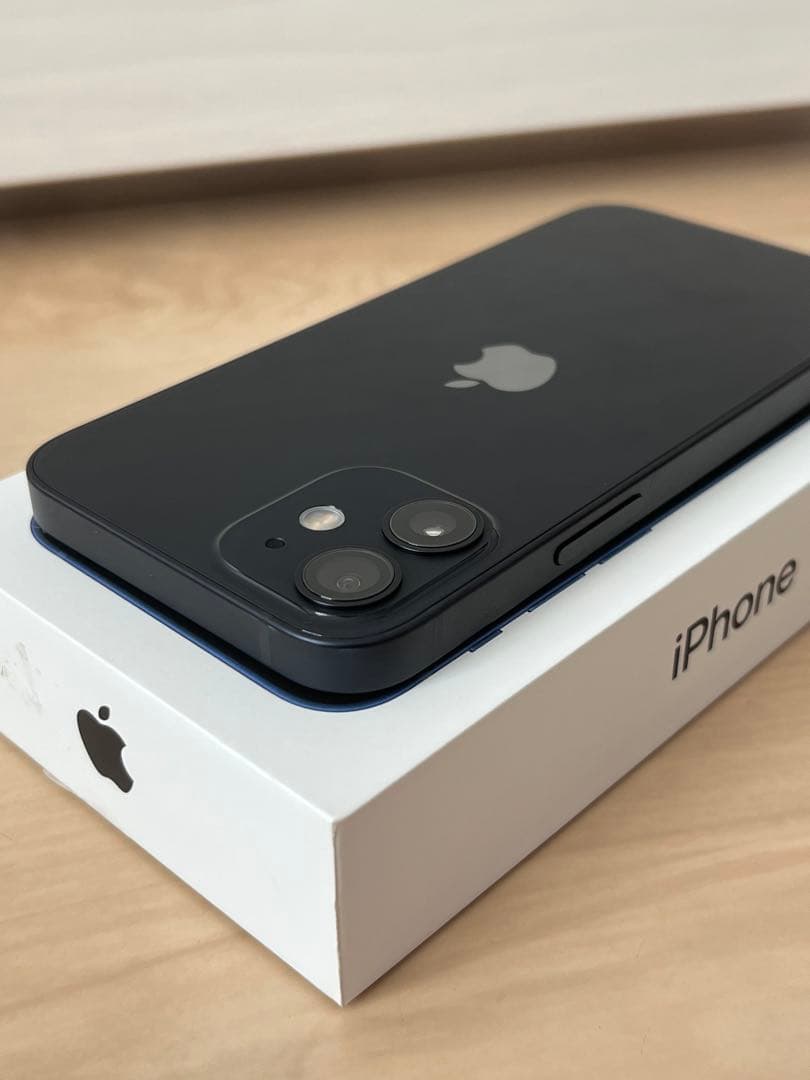 iPhone12mini 64GBブラック バッテリー84% ガラスフィルム付き