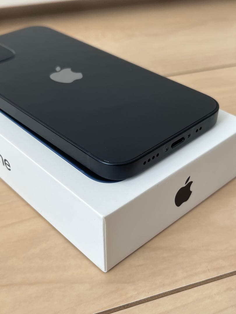 iPhone12mini 64GBブラック バッテリー84% ガラスフィルム付き