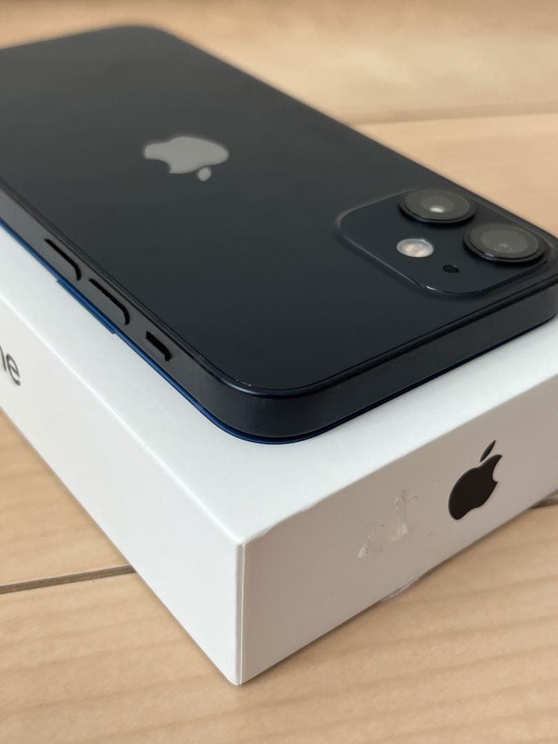 iPhone12mini 64GBブラック バッテリー84% ガラスフィルム付き