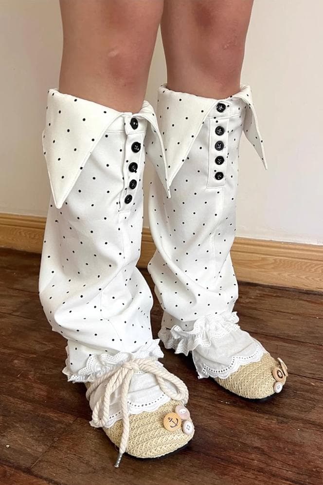 nit alcove Leg warmers illit着用