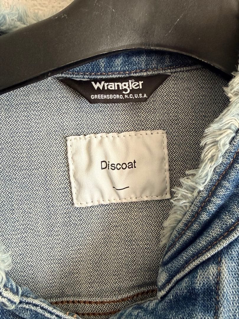Wrangler Discoat フリンジ付きデニムジャケット セットアップ
