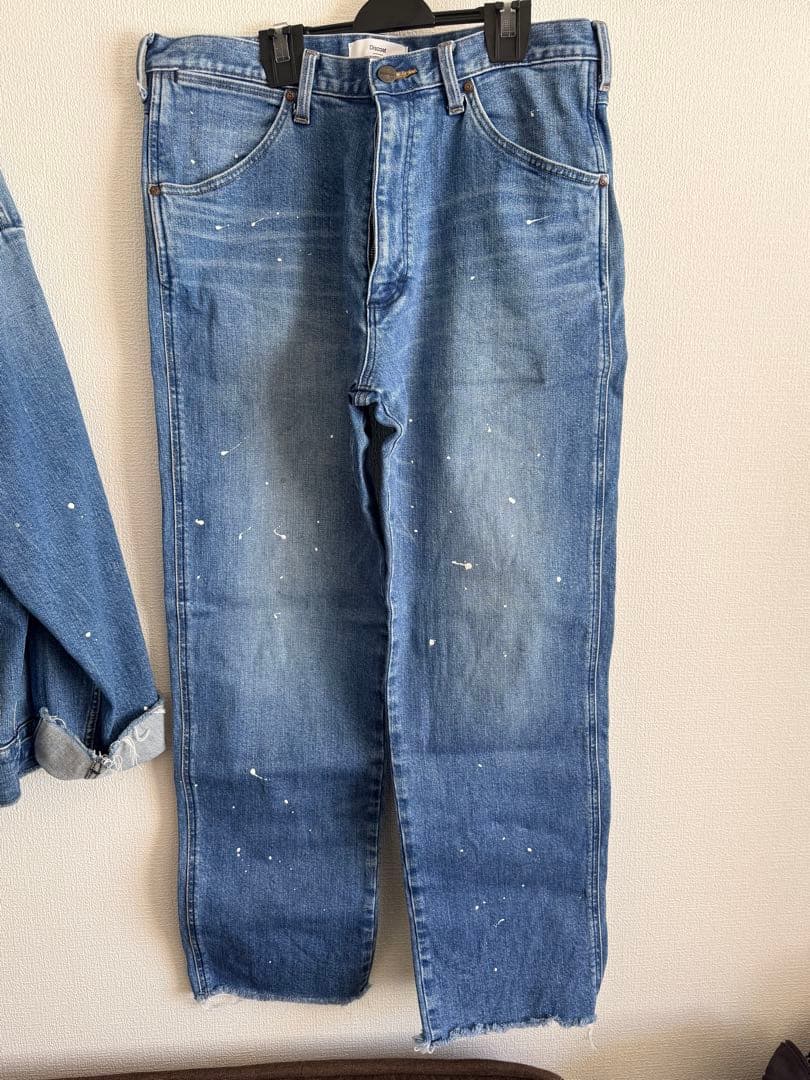 Wrangler Discoat フリンジ付きデニムジャケット セットアップ