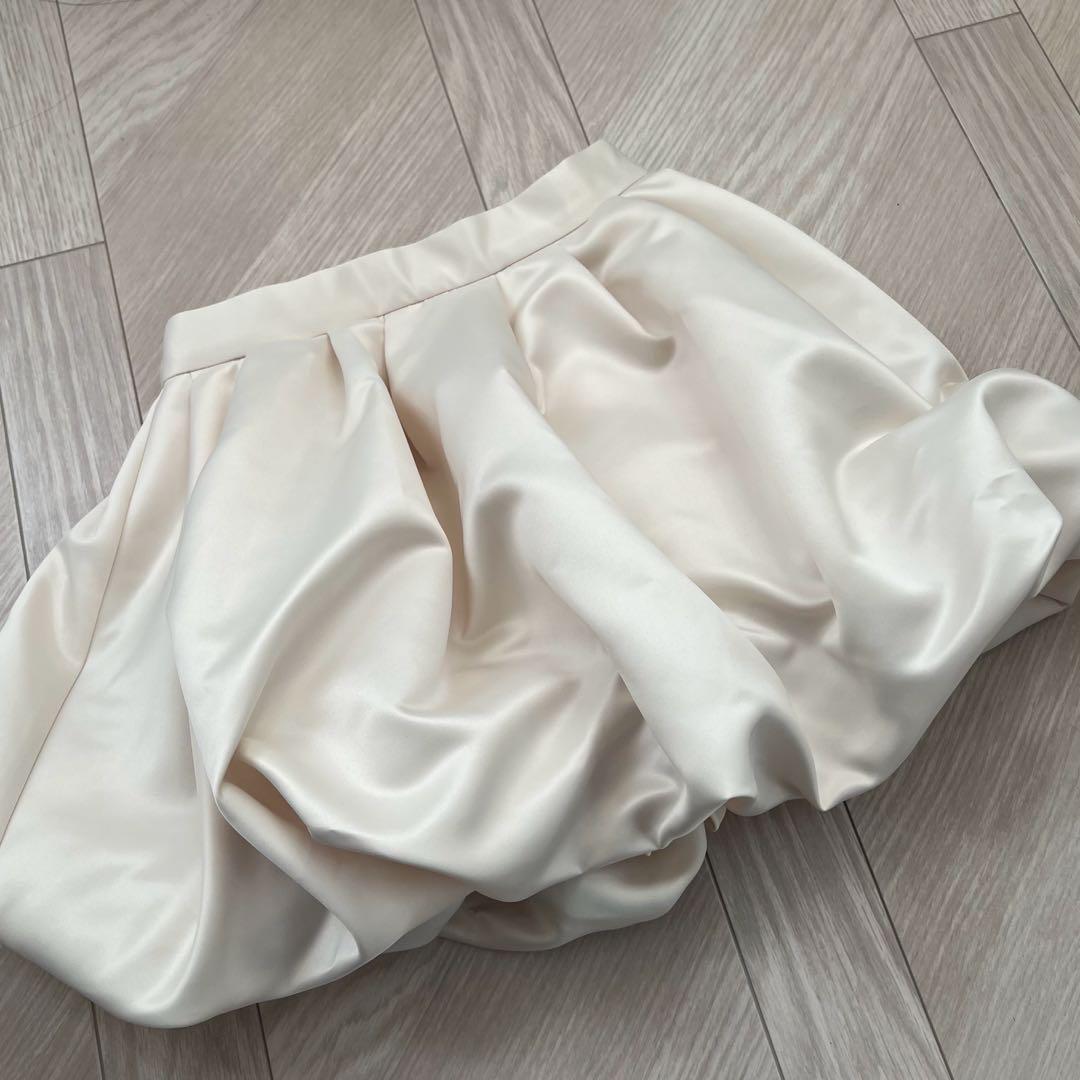 THE TOE VENICE BALLOON SKIRT Sサイズ/ホワイト