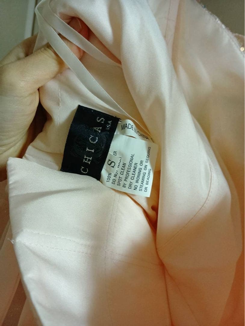 LaLaTule Tika ピンク フリルドレス S バースデードレス