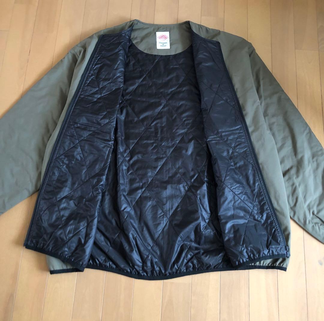 【専用】DANTON | 〈別注〉 ポリエステルタフタ ノーカラーブルゾン